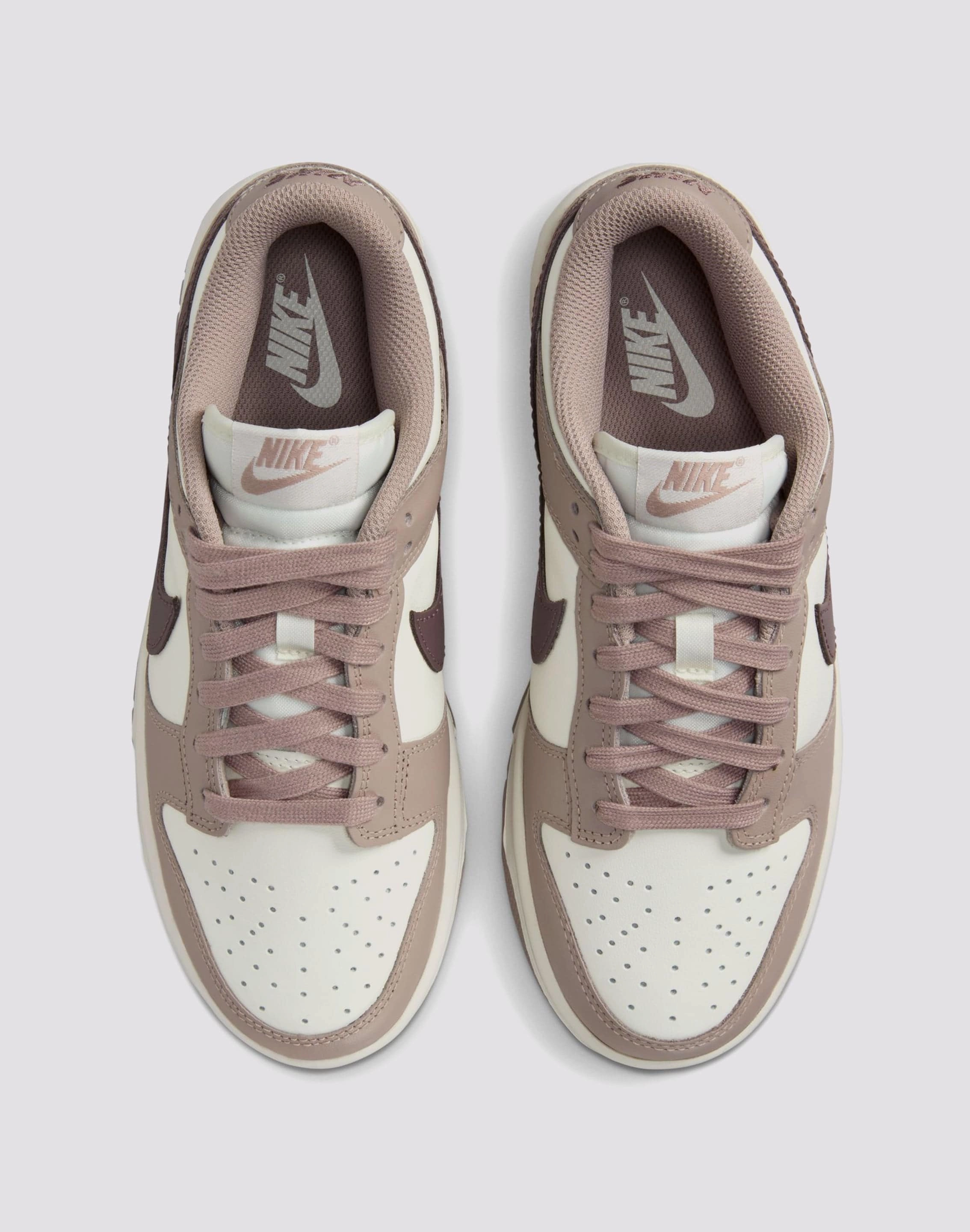 Nike Dunk Low "Sail/Plum Eclipse/Diffused Taupe" Comfortable Performance Stretch Zone Engineering