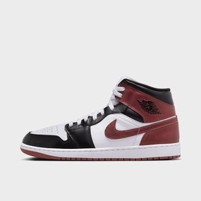 Support Cushion Rubber Sole Jordan 1 Mid SE White / Dark Pony - Black