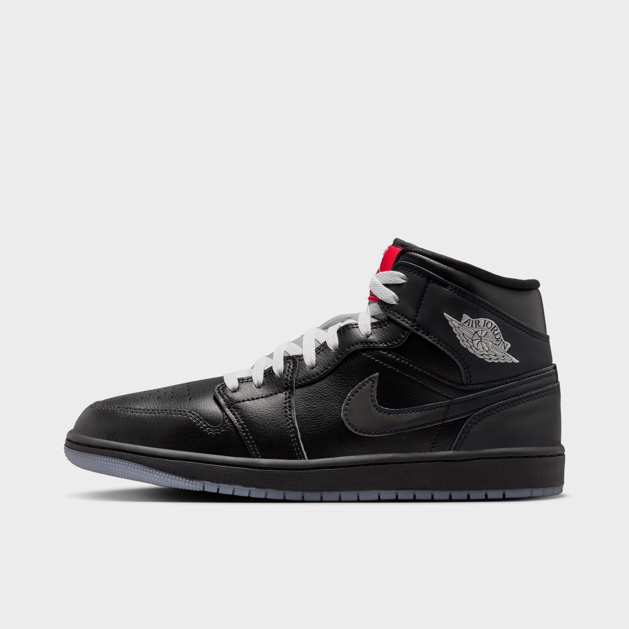 All Day Wear Comfort Variable Density Cushion Jordan 1 Mid SE Black / Black - White