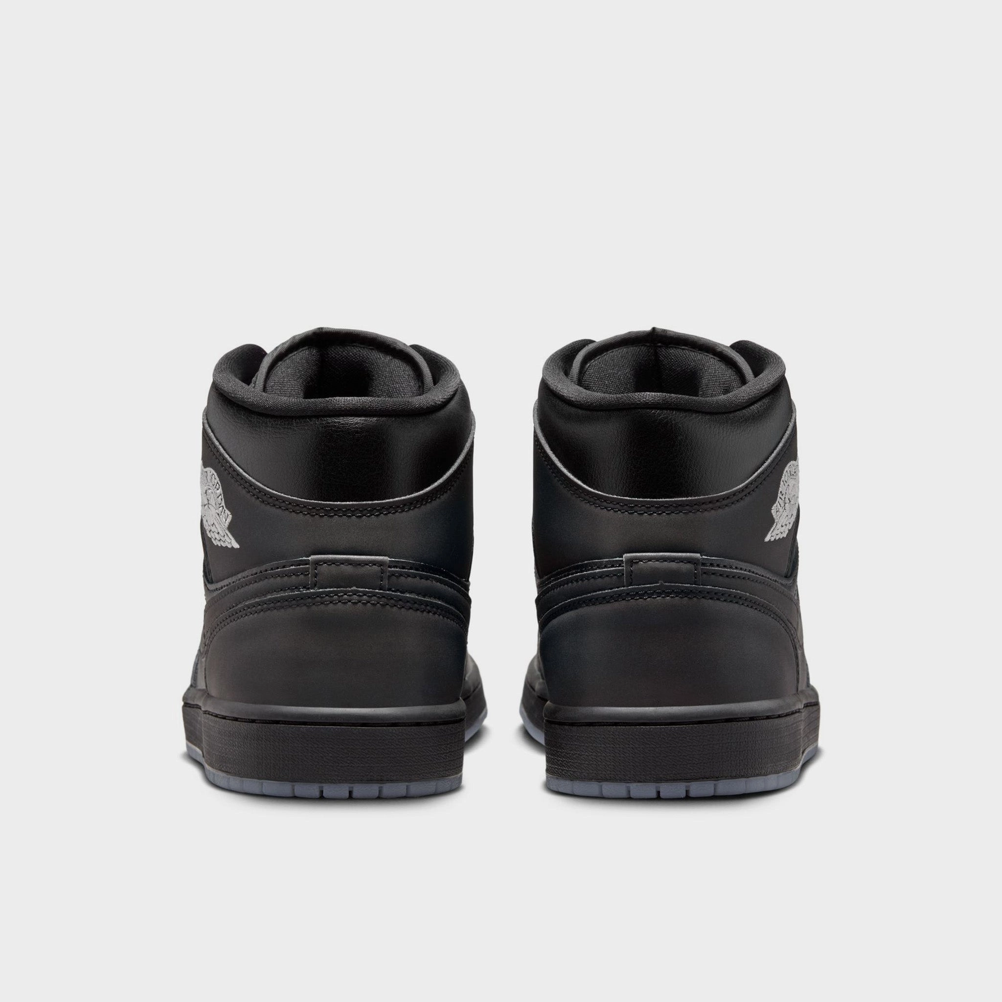 Jordan 1 Mid SE Black / Black - White Professional Match Feel 3D printed midsole