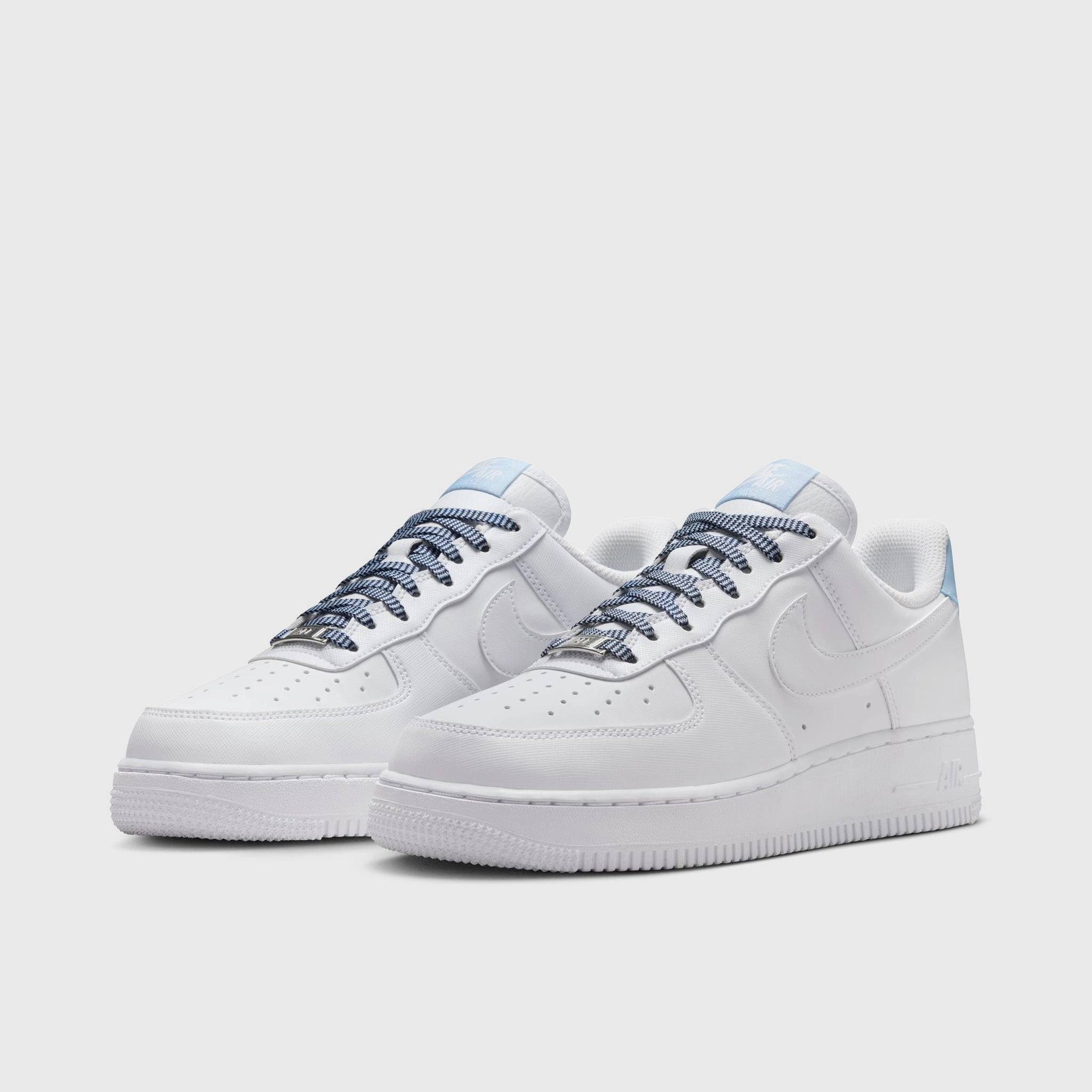 Nike Women's Air Force 1 '07 Next Nature White / Light Armory Blue Soft Material