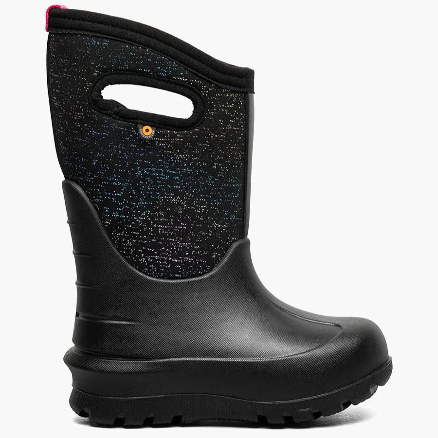 BOGS Black Metallic Fleck Neo-Classic Boots All Weather Cold Weather Commuter