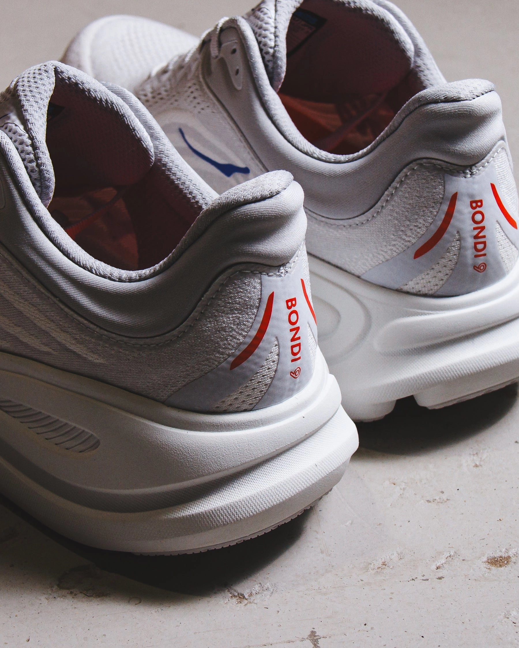 Dynamic Fit Hydraulic Ventilation System Hoka One One Men Bondi 9 Cosmic Grey Ultramarine 1162011-CYLT