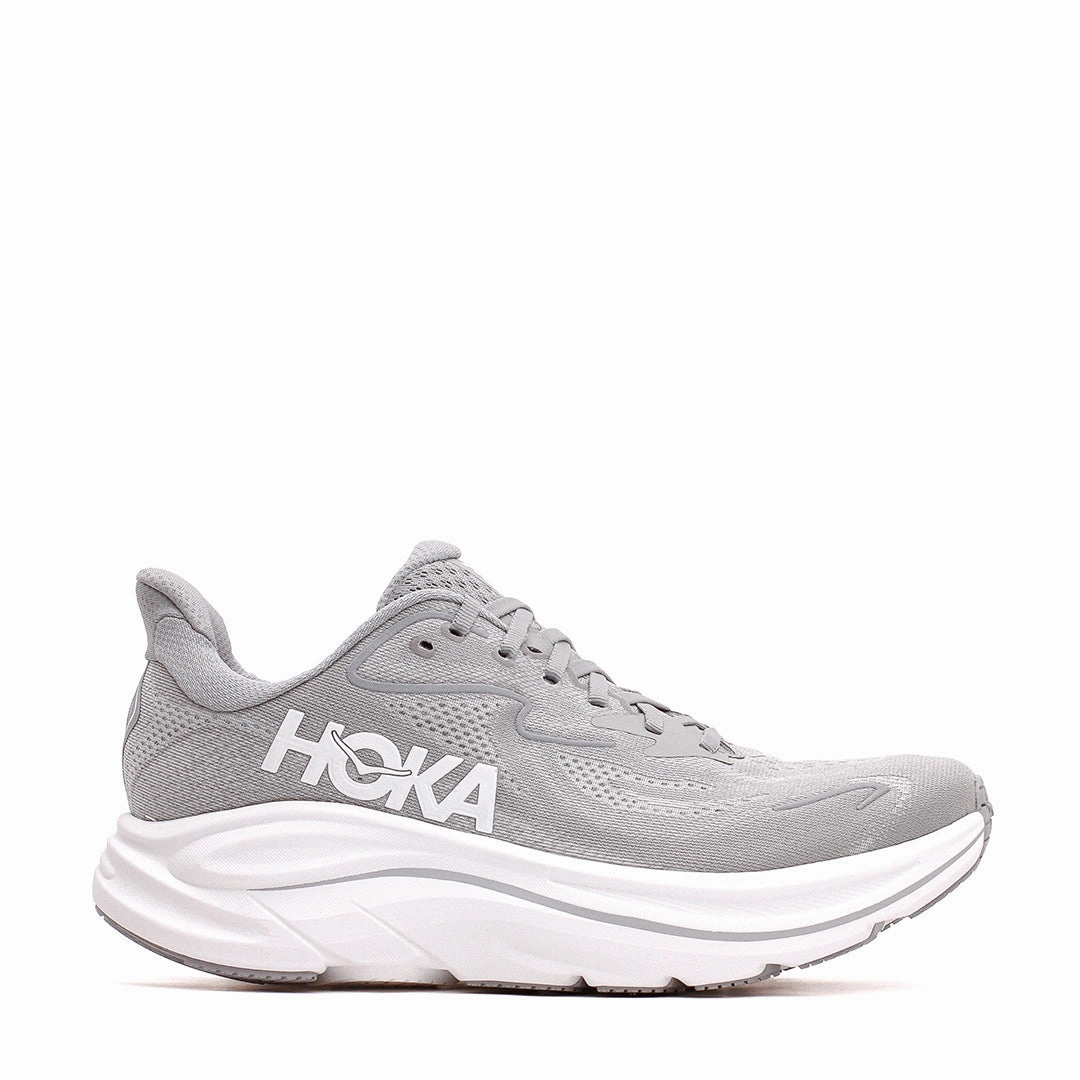 fairy - tale - themed running option Night running safety Hoka One One Men Clifton 10 Stellar Grey 1162030-STLLR