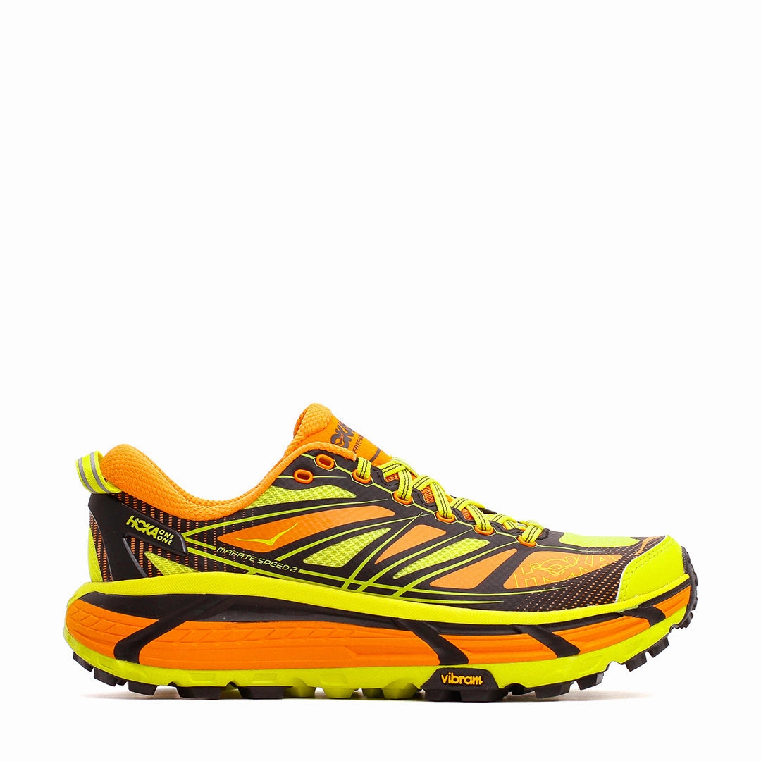 Hoka One One Men Mafate Speed 2 Electric Tangerine 1126851-ERN Cushion Balancing