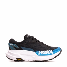 Nano Traction Pods Hoka One One Men Mafate X Black Skyward Blue 1161990-BKSK