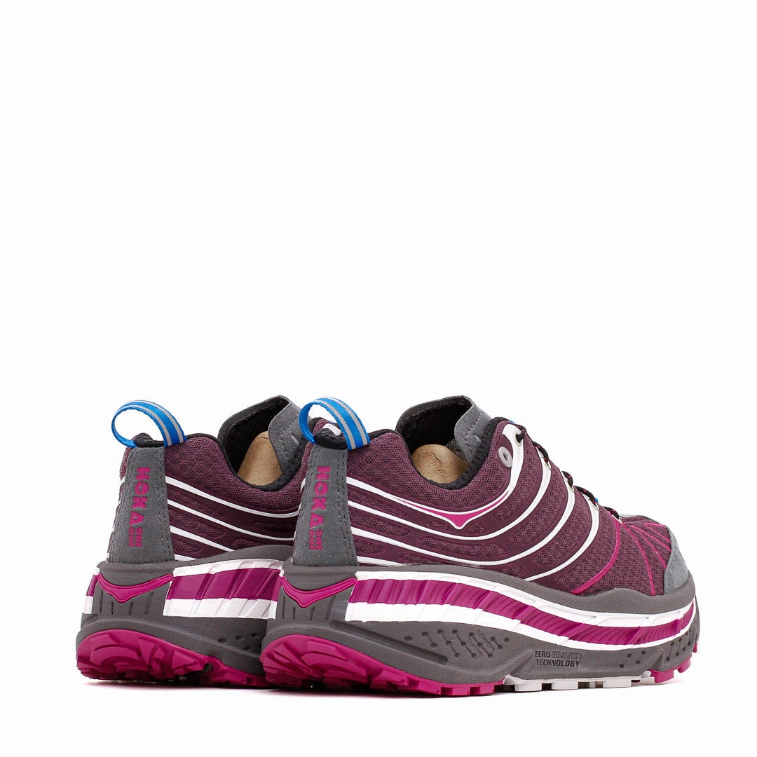 Hoka One One Men Stinson EVO OG Aubergine 1155350-AFC Elasticated Tongue
