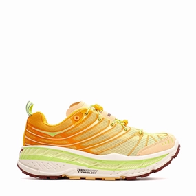 police - training running shoes Bonded Overlay Technology Hoka One One Unisex Stinson EVO OG Solar Flare 1155350-SRCN