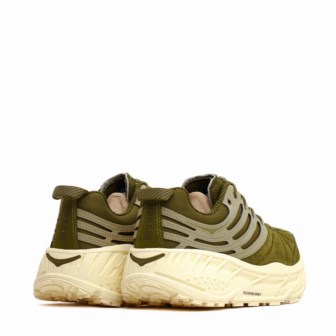 Hoka One One Unisex Stinson EVO OG TP Moss Green Wild Mushroom 1166450-MRNW zigzag - design shoes