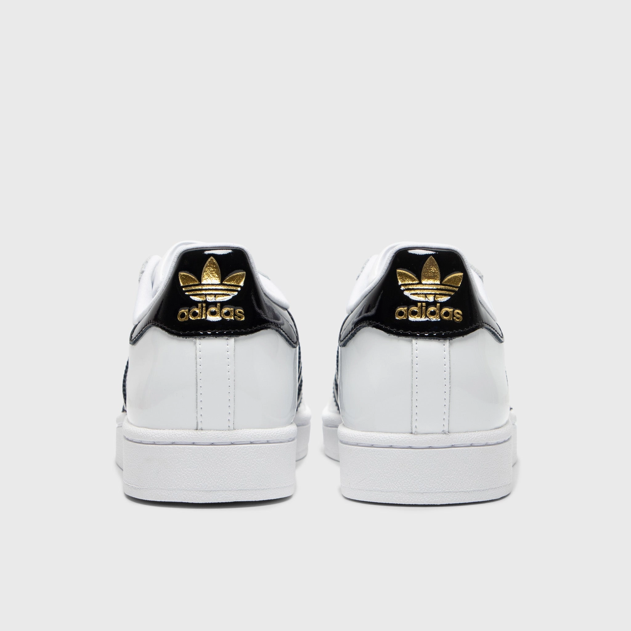 adidas Women's Superstar II White / Core Black - Gold Metallic Anti Slip Feature