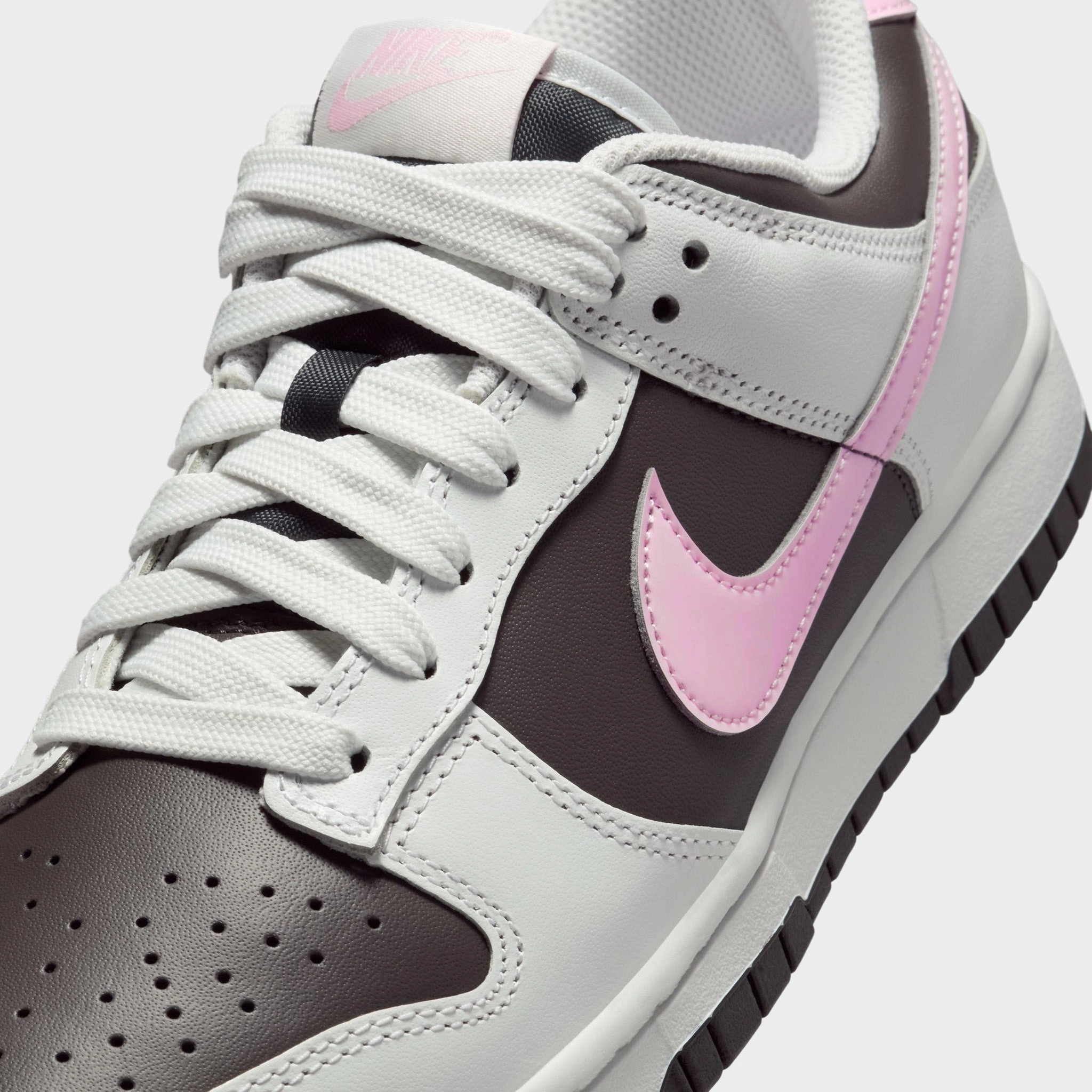 Nike Women's Dunk Low Summit White / Pink Foam - Medium Ash Power Performance Shoes Ultra Responsive Bounce