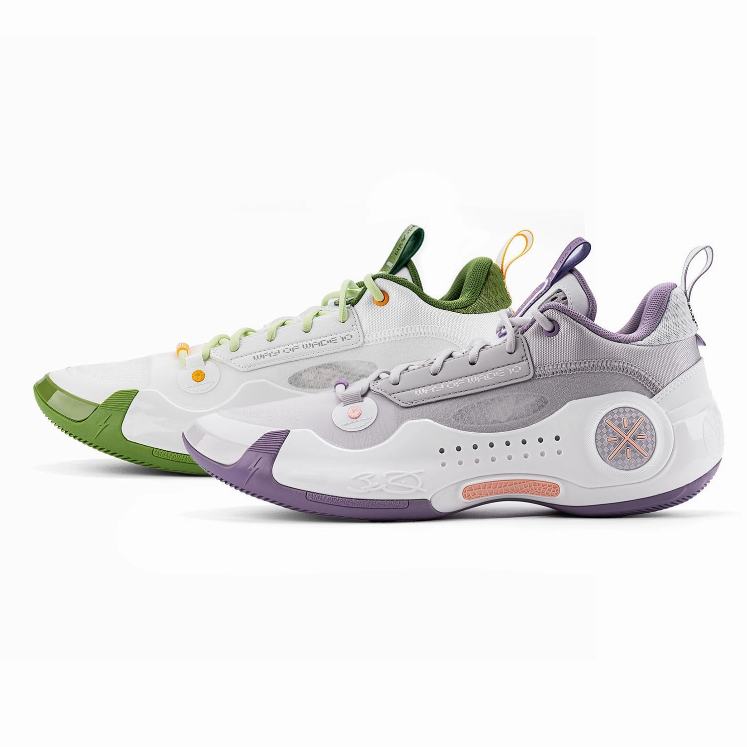 Way of Wade 10 Low "Mismatch Package" Indoor Sports Use MeshVentilation