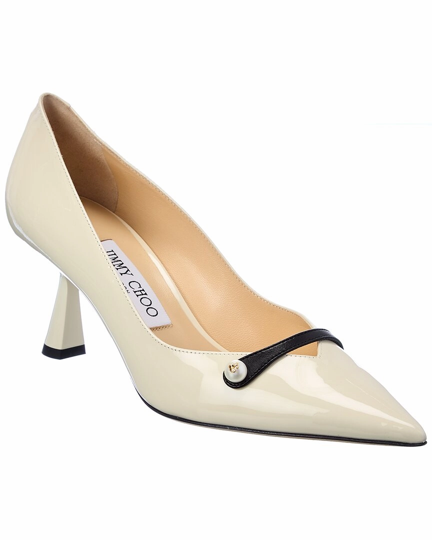 Sharp Silhouette Toe Cap Jimmy Choo Rosalia 65 Patent Pump