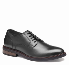 Johnston & Murphy Langston Plain Toe Dress Shoe Classic Edge Understated Styler
