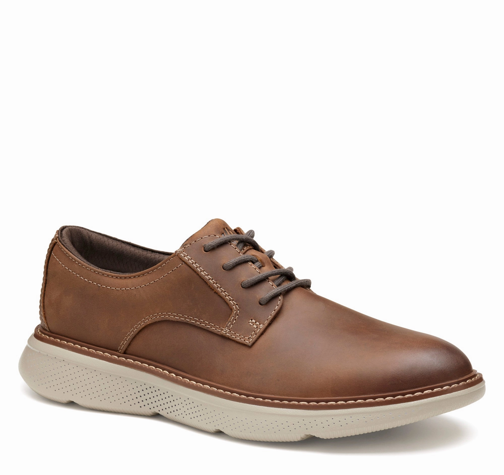 Johnston & Murphy Men's Colson Plain Toe Lace-Up Dress Casual Shoe Refined Style Work Routine Smart Casual Oxfords