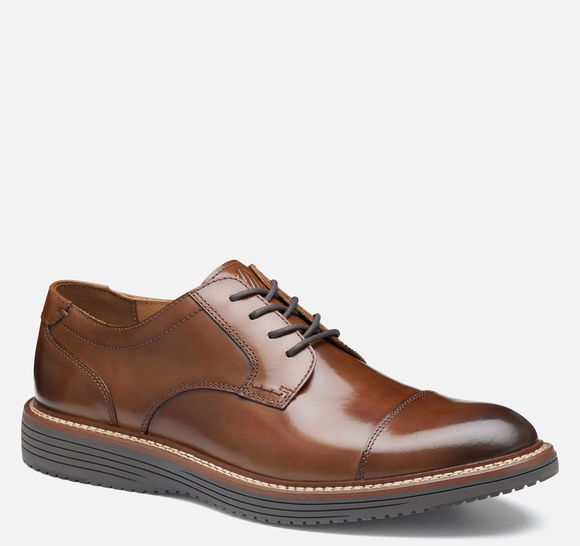 Johnston & Murphy Men's Hodges Cap Toe Lace Up Dress Casual Shoe Lightweight Build All Day Worker Breathable Feel Style Enthusiast