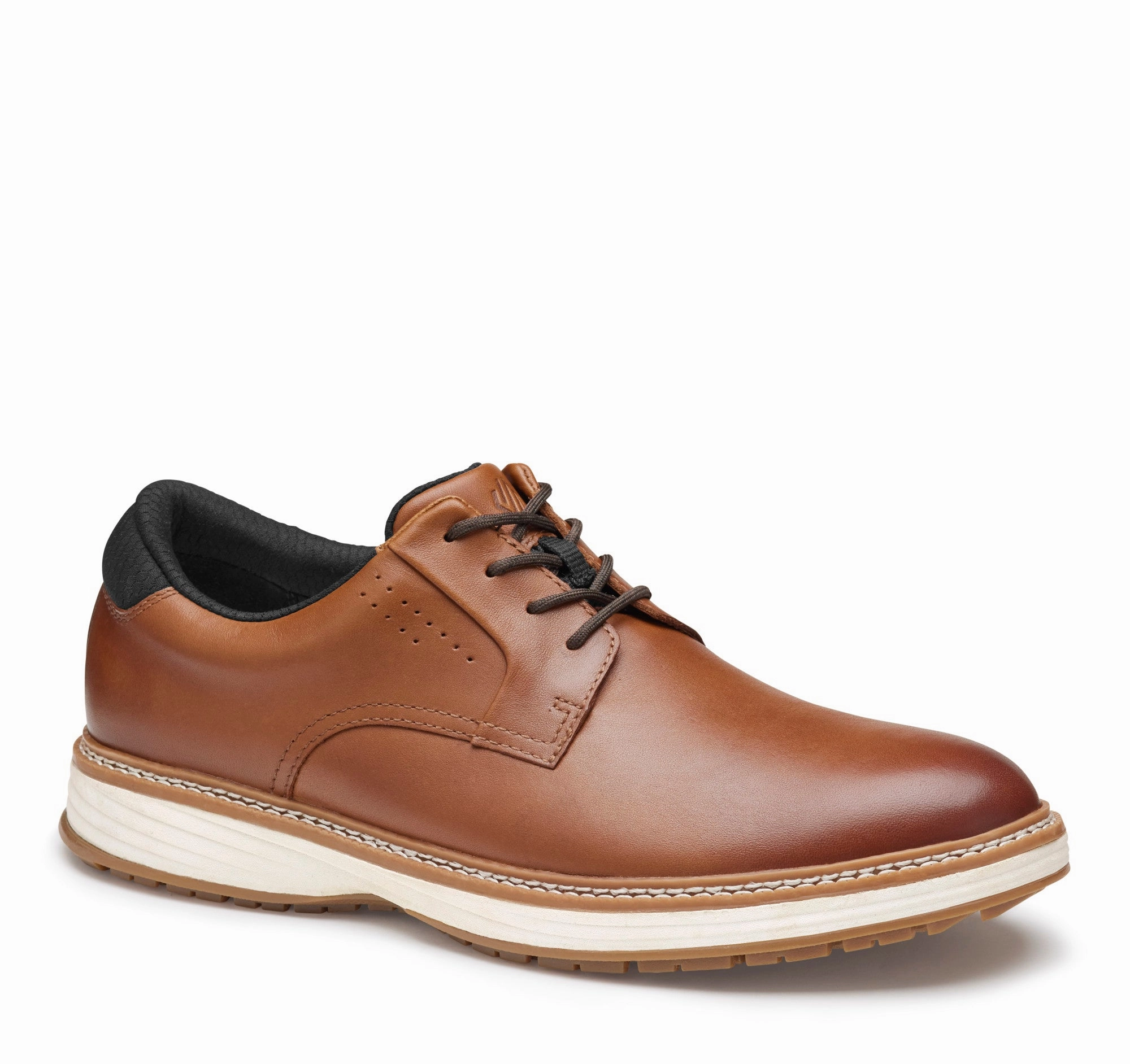 Glossy Layer Comfort Seeker Soft Interior Johnston & Murphy Men's Hodges GL1 Luxe Hybrid Lace-Up Dress Casual Shoe