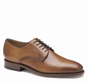 Johnston & Murphy Men's Kensington Plain Toe Lace Up Oxford Shoe Dress Style