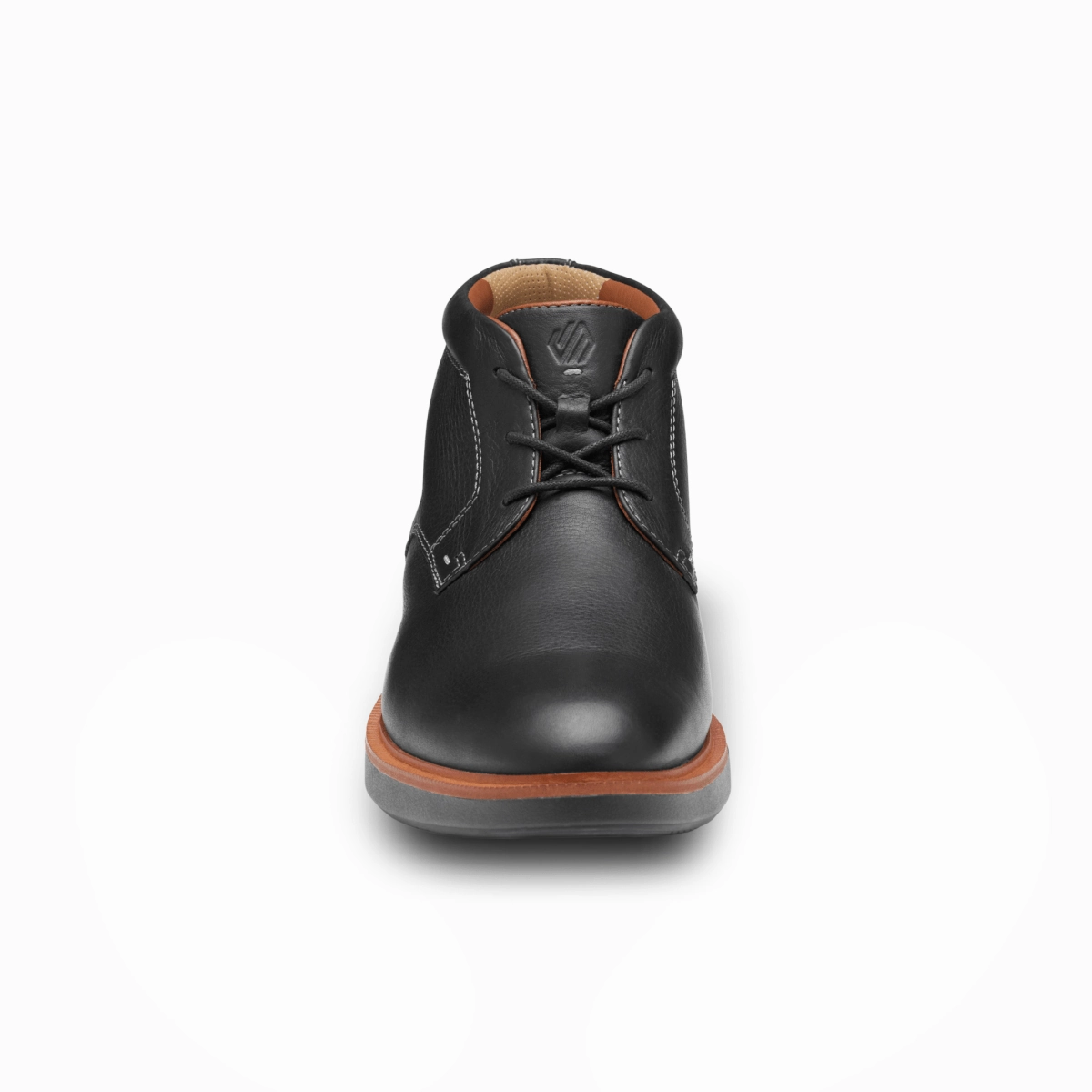 Johnston & Murphy Men's XC  Parker Chukka Black Full Grain Leather Waterproof Abrasion Resistant Lace Impact absorption