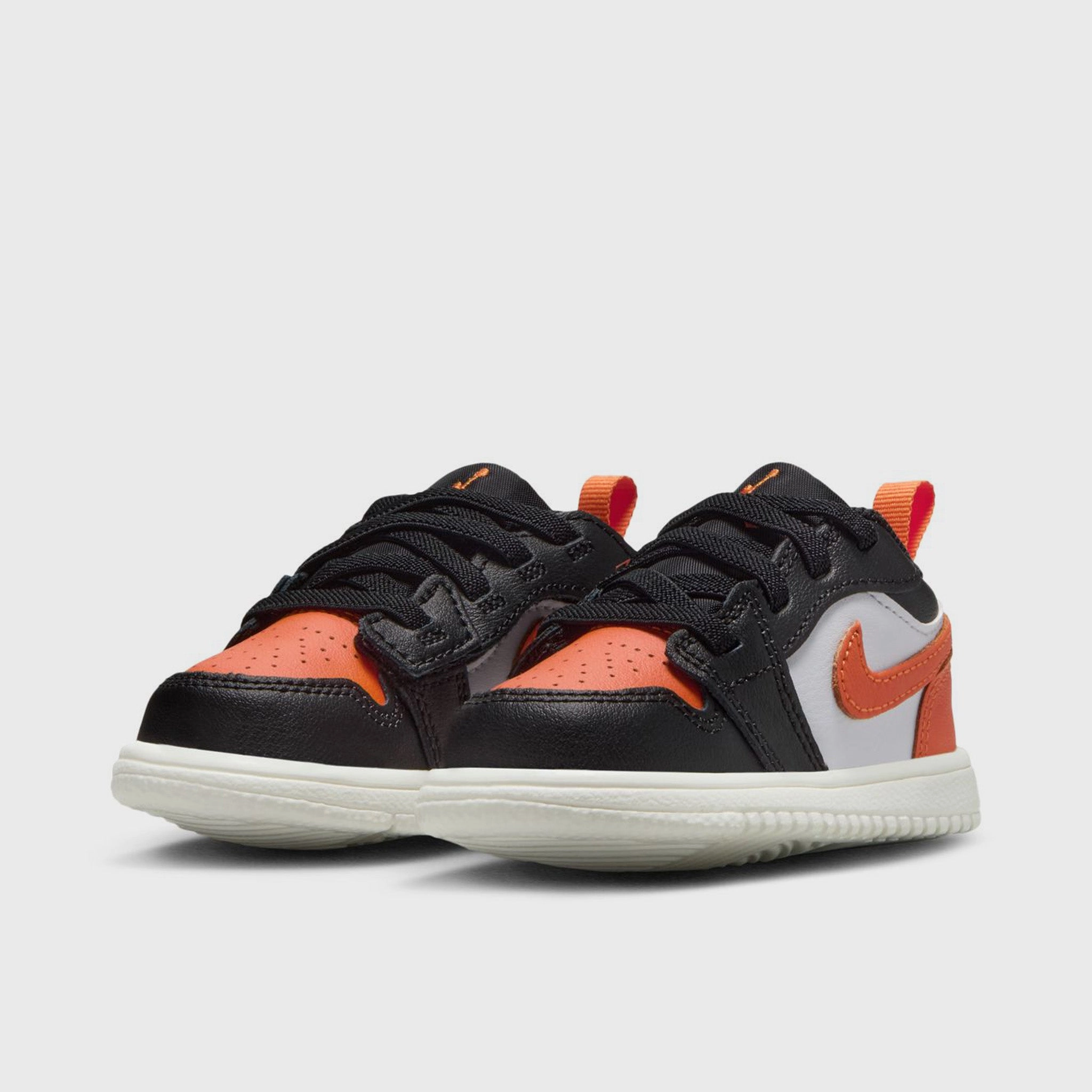 Streamlined Jordan 1 Low TD Black / Starfish - White