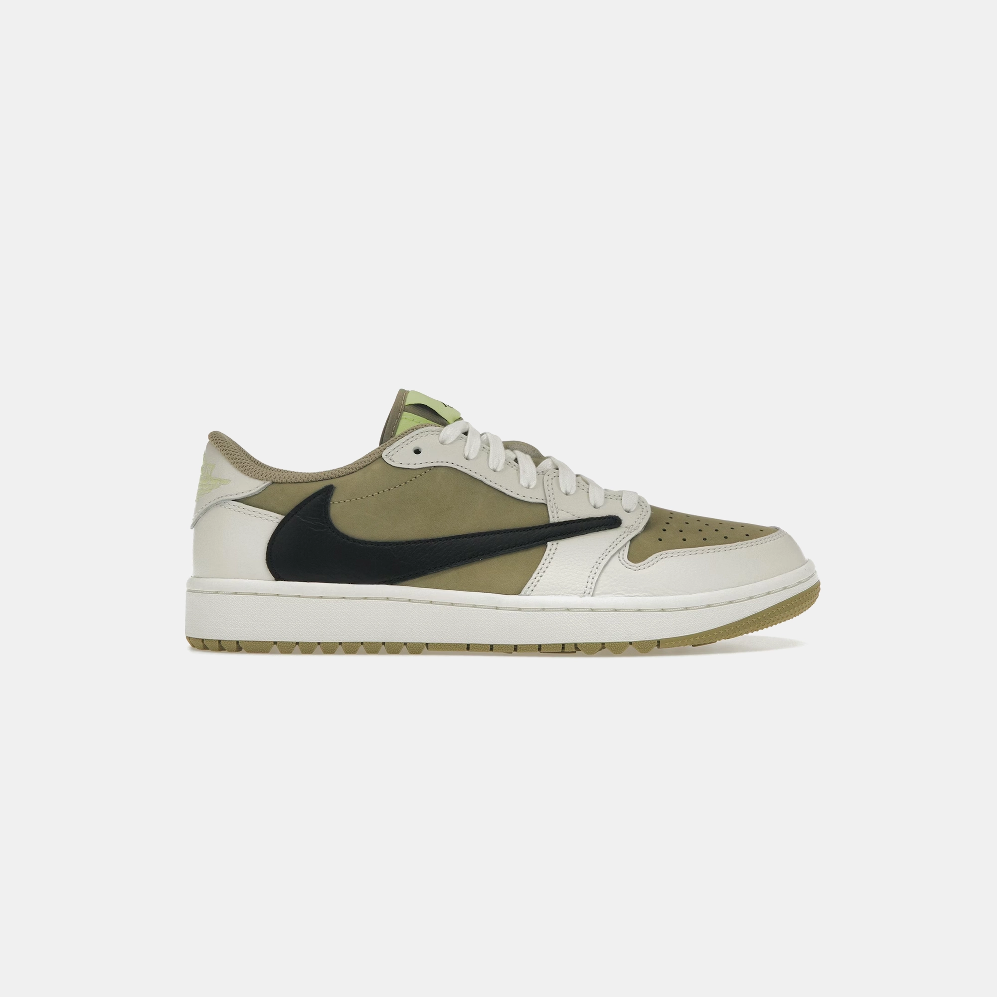 JORDAN 1 RETRO LOW GOLF TRAVIS SCOTT NEUTRAL OLIVE Natural Feel