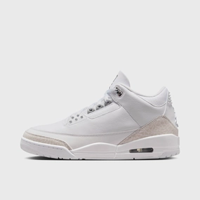 energy returning Comfortable Collar Jordan 3 Retro White / Metallic Silver - White