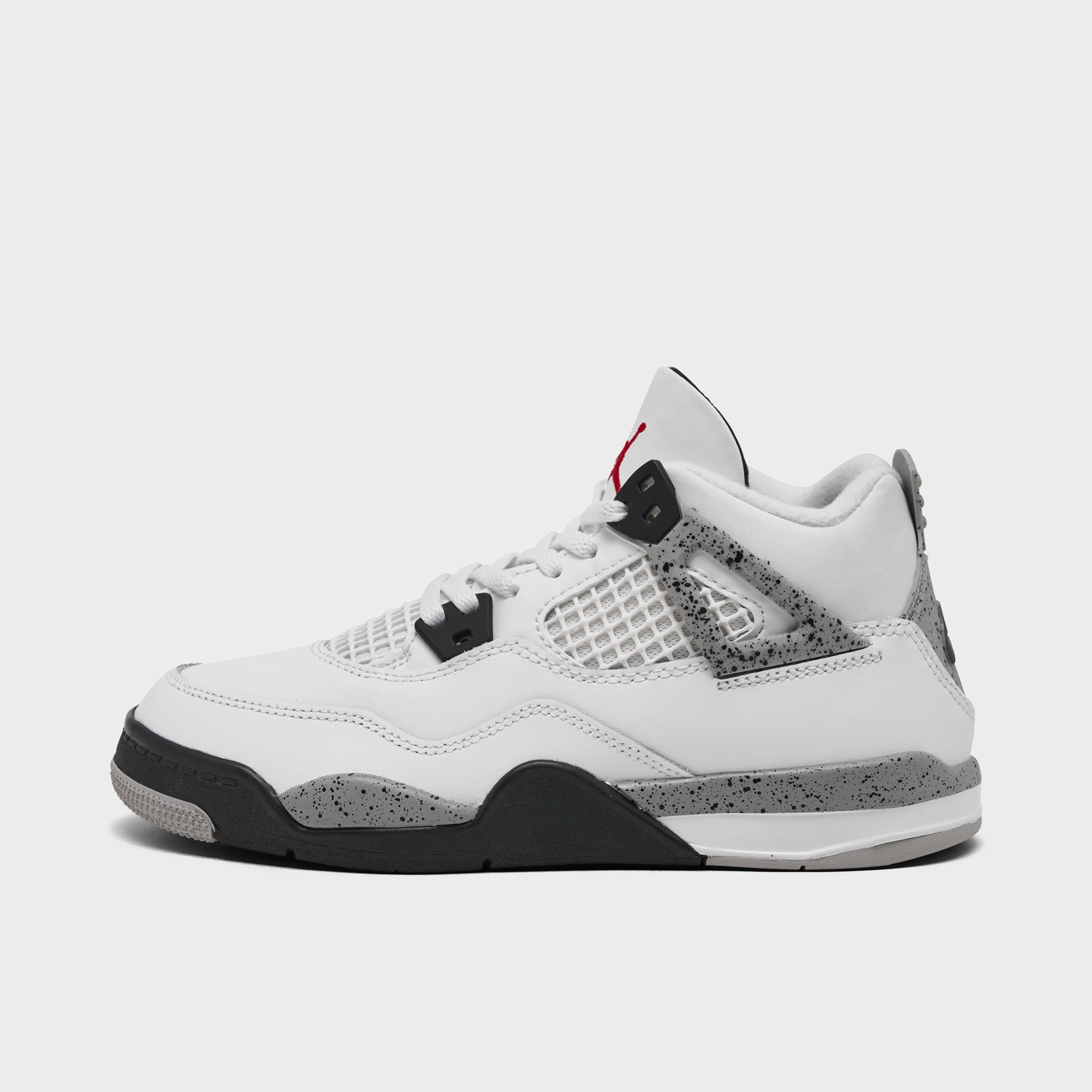 Grip Tread Lock Technology Jordan 4 Retro OG PS Summit White / Fire Red - Cement Grey
