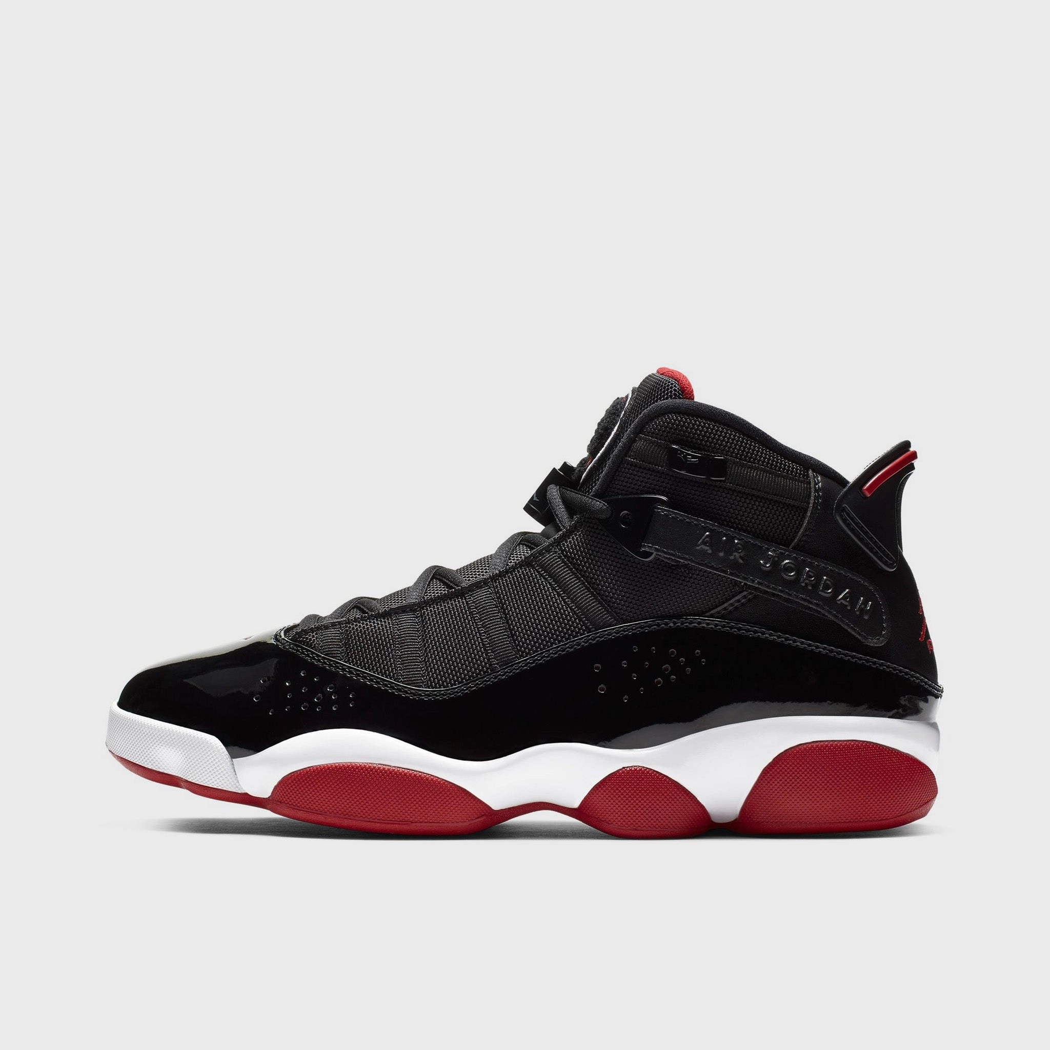 Control Pad Zone Sneaker Display Jordan 6 Rings Black / Varsity Red - White
