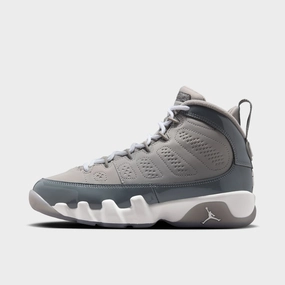 Jordan 9 Retro GS Medium Grey / Cool Grey - White Power Moves