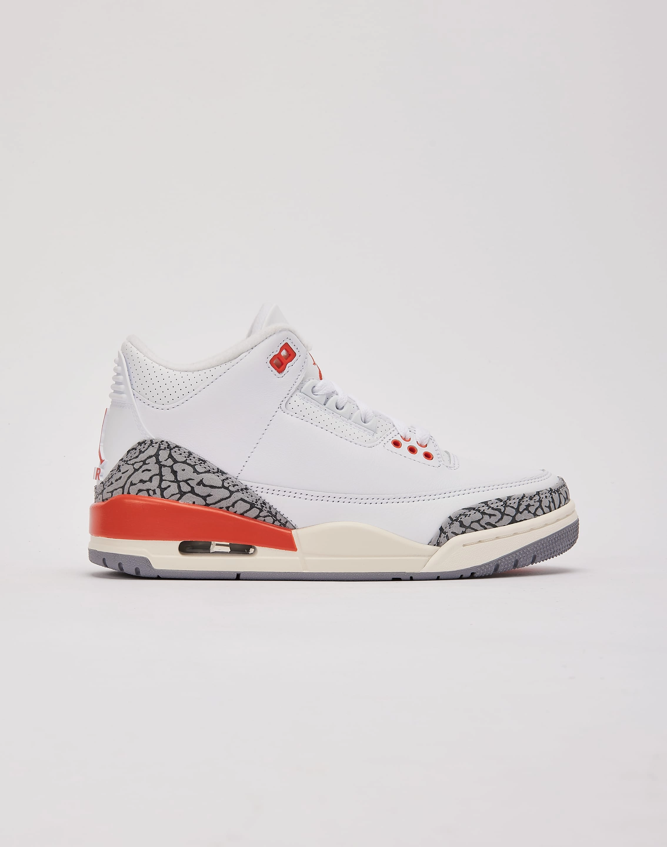 Jordan Air Jordan 3 Retro 'Georgia Peach' Friction Reducing Insole Orthotic Compatible Structure