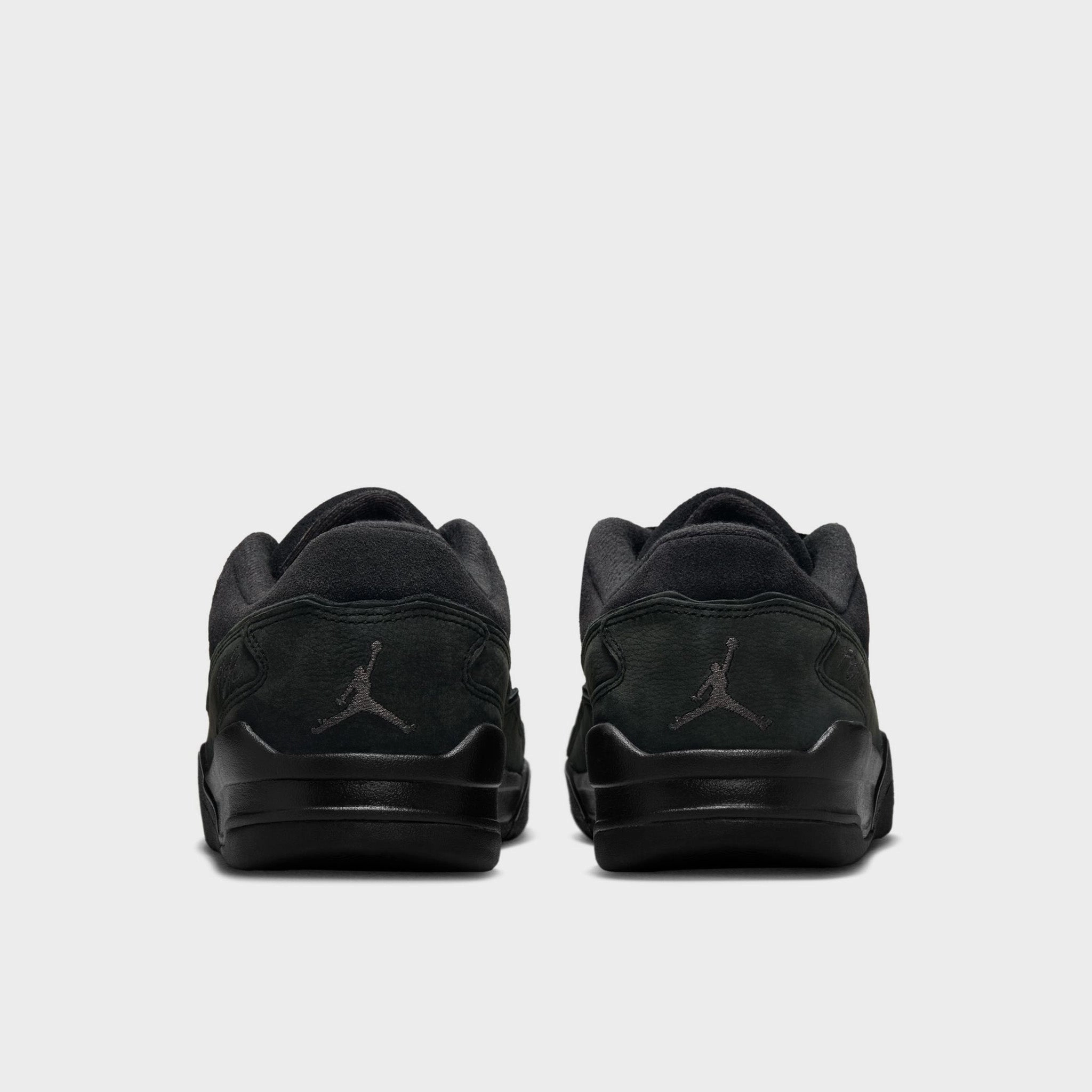Impact Resistant Toe Cap Vapor Release Fabric Jordan Flight Court Black / Anthracite