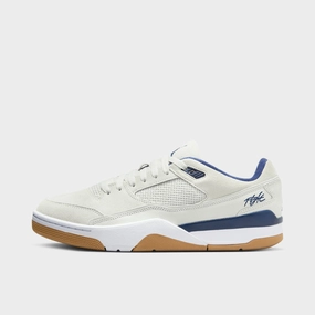 Jordan Flight Court Neutral Grey / Midnight Navy - White Micro Grip Traction Nodes Everyday Use