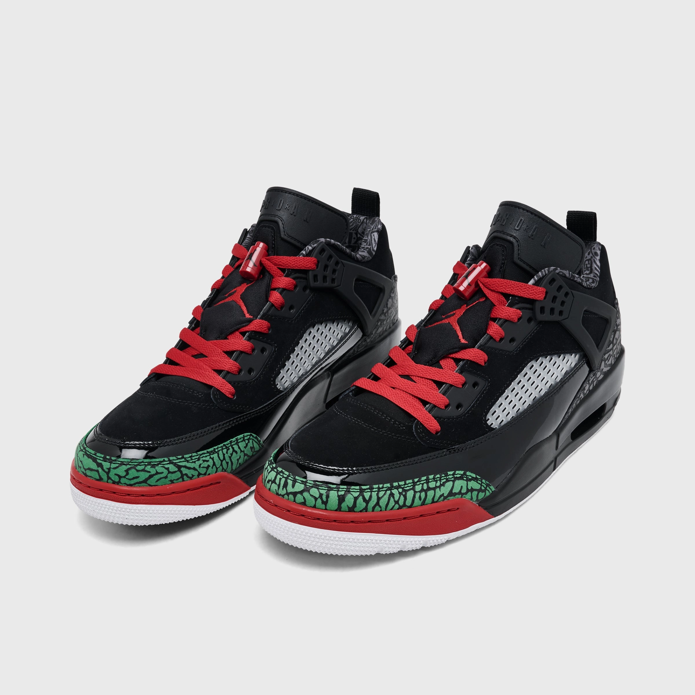 Seamless Upper Construction Jordan Spizike Black / Varisty Red - Classic Green