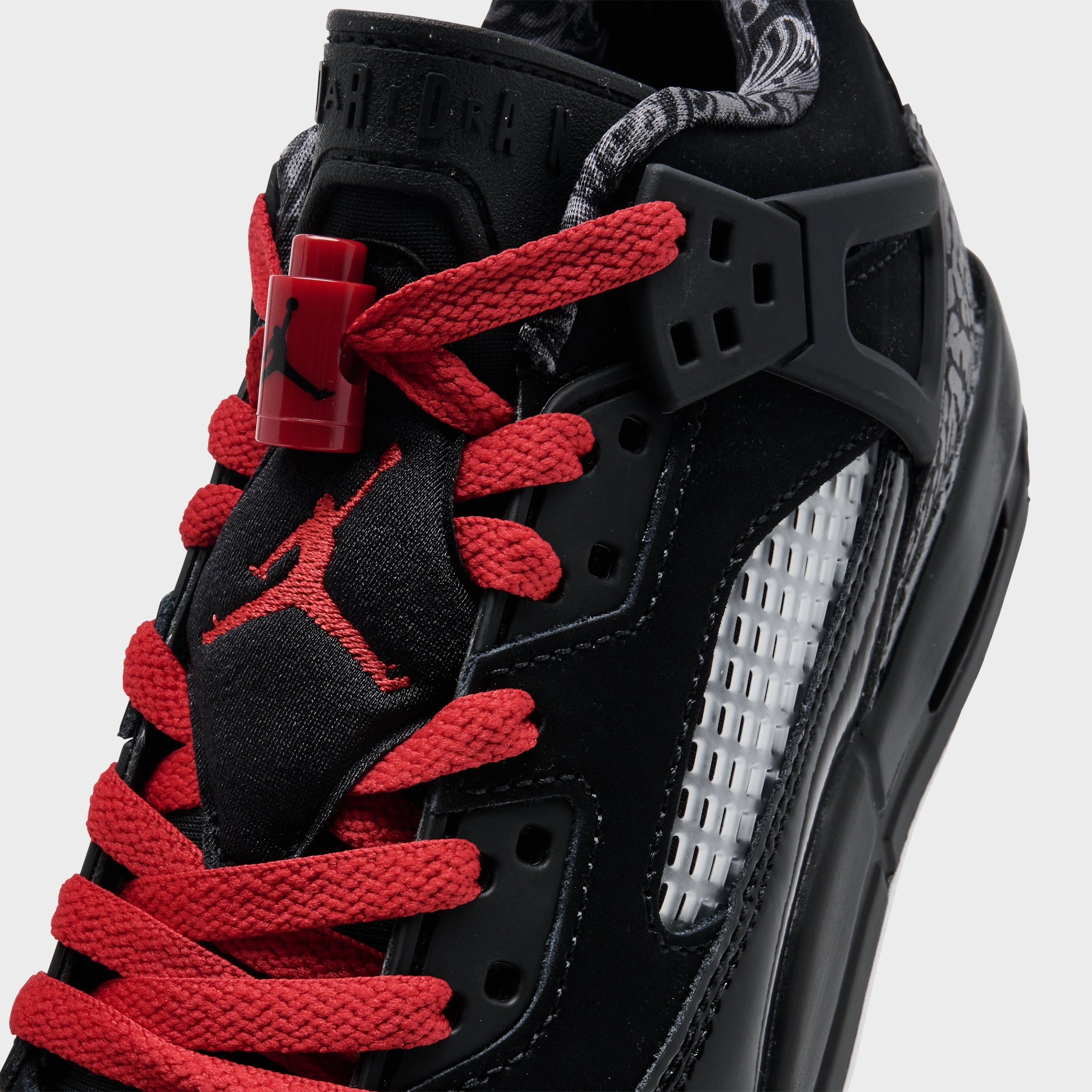 Jordan Spizike Low GS Black / Varsity Red - Classic Green Shock   Proof