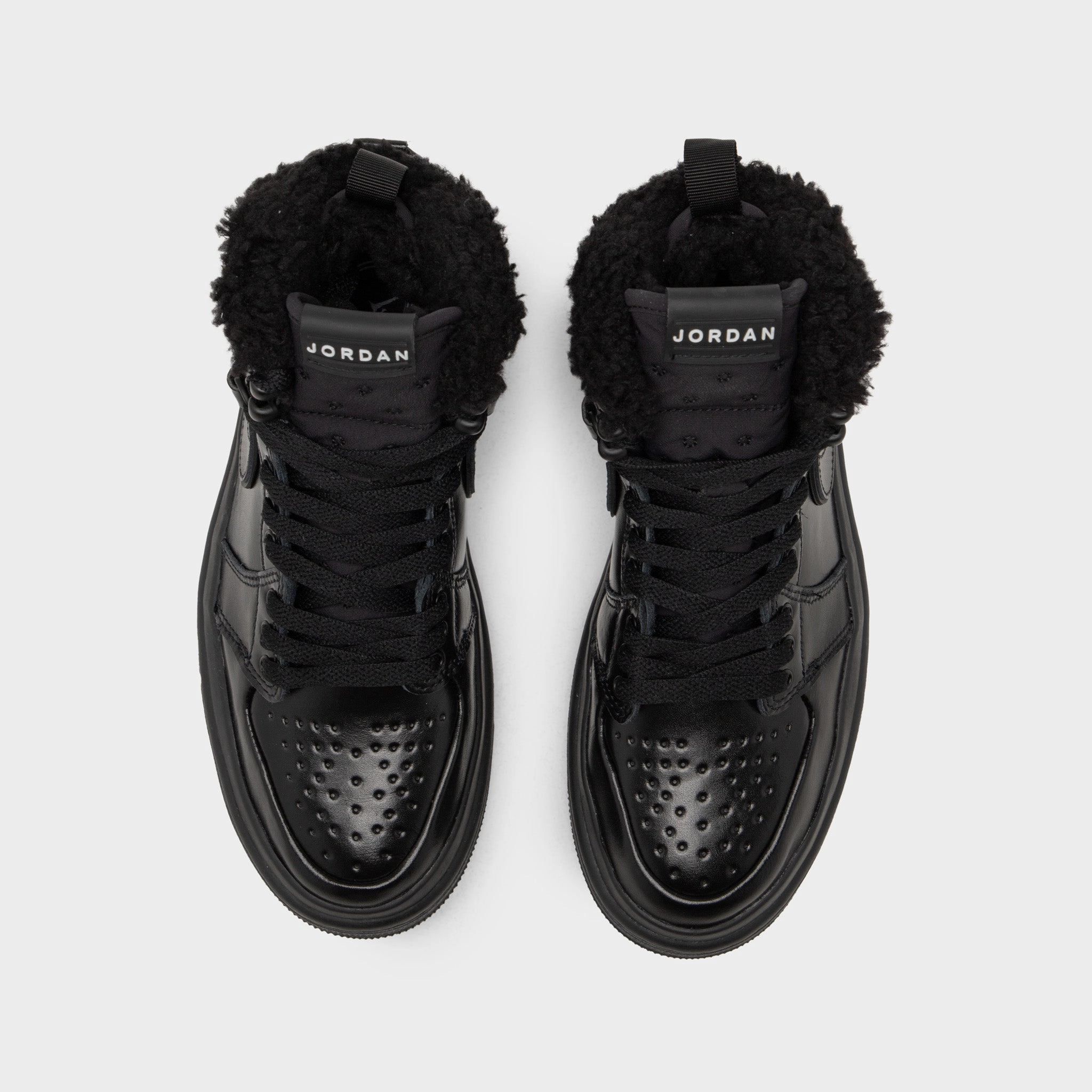 Jordan Women's 1 Acclimate Black / Black - White Agile Run Slip On Design