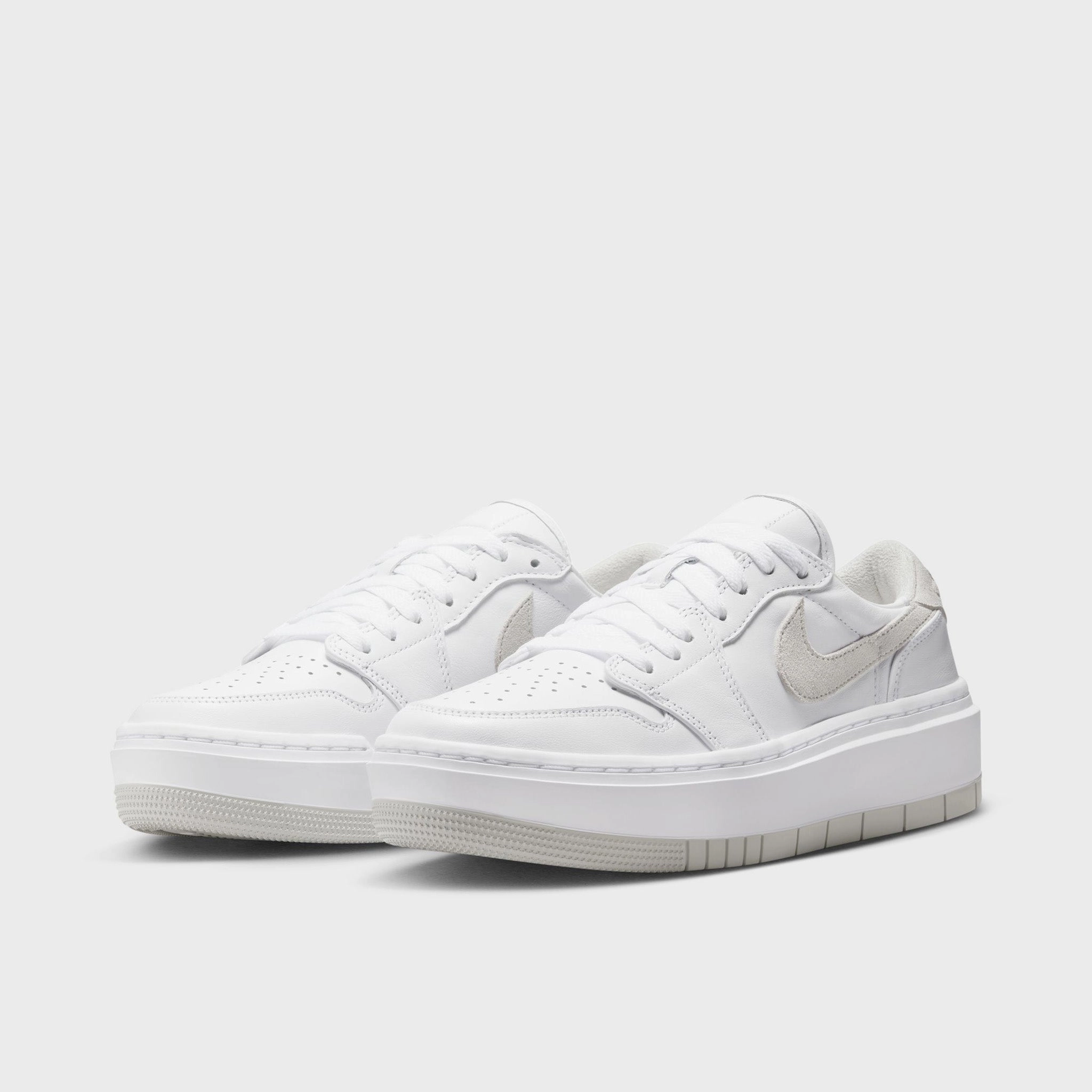 Jordan Women's 1 Elevate Low White / Neutral Grey - White TPU