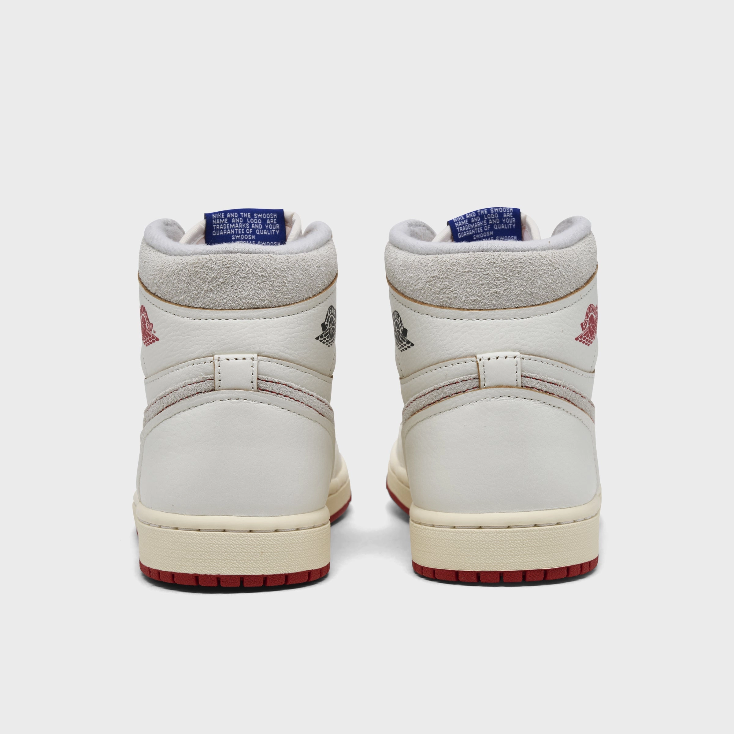 responsive soles molded Jordan Women's 1 High OG Sail / Cinnabar - Light Bone