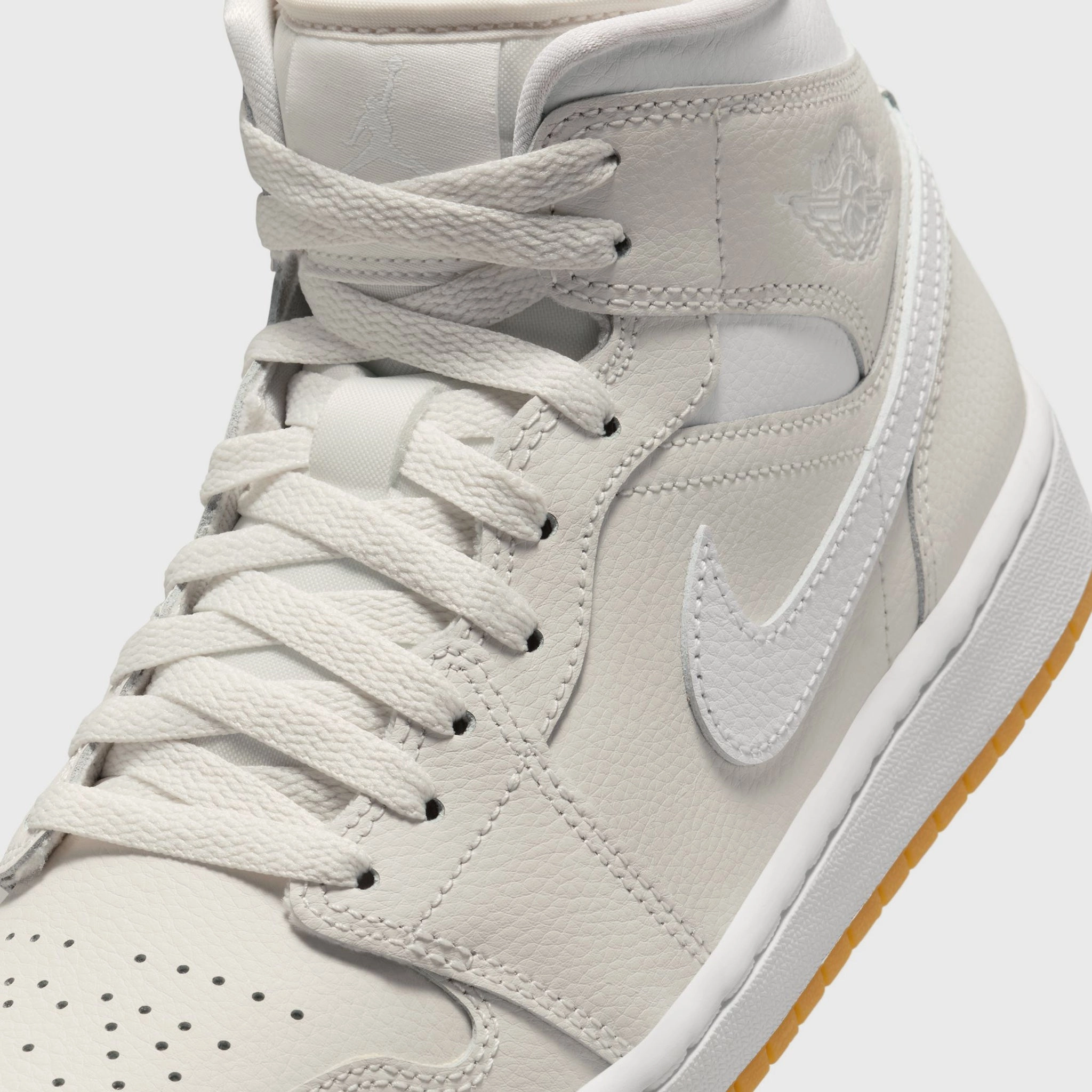 Torsional Support Plate Jordan Women's 1 Mid Phantom / White - Gum