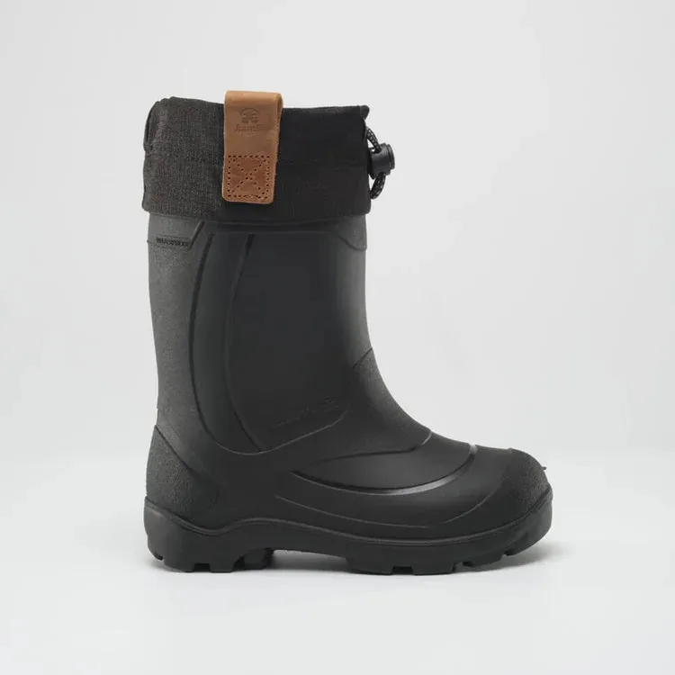 comfortable socks Kamik Black Tundra Jr Boot