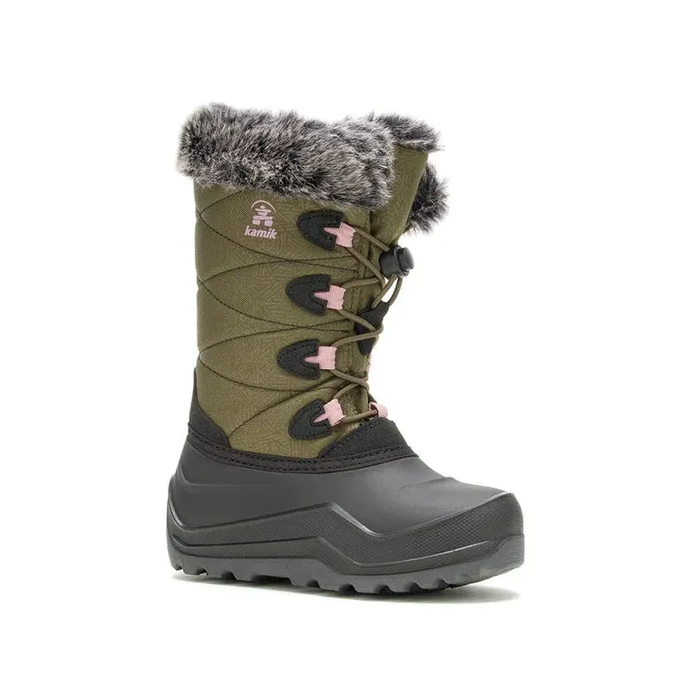Flex Groove Technology Shock Absorber Kamik Dark Olive Snowangel Youth Boot