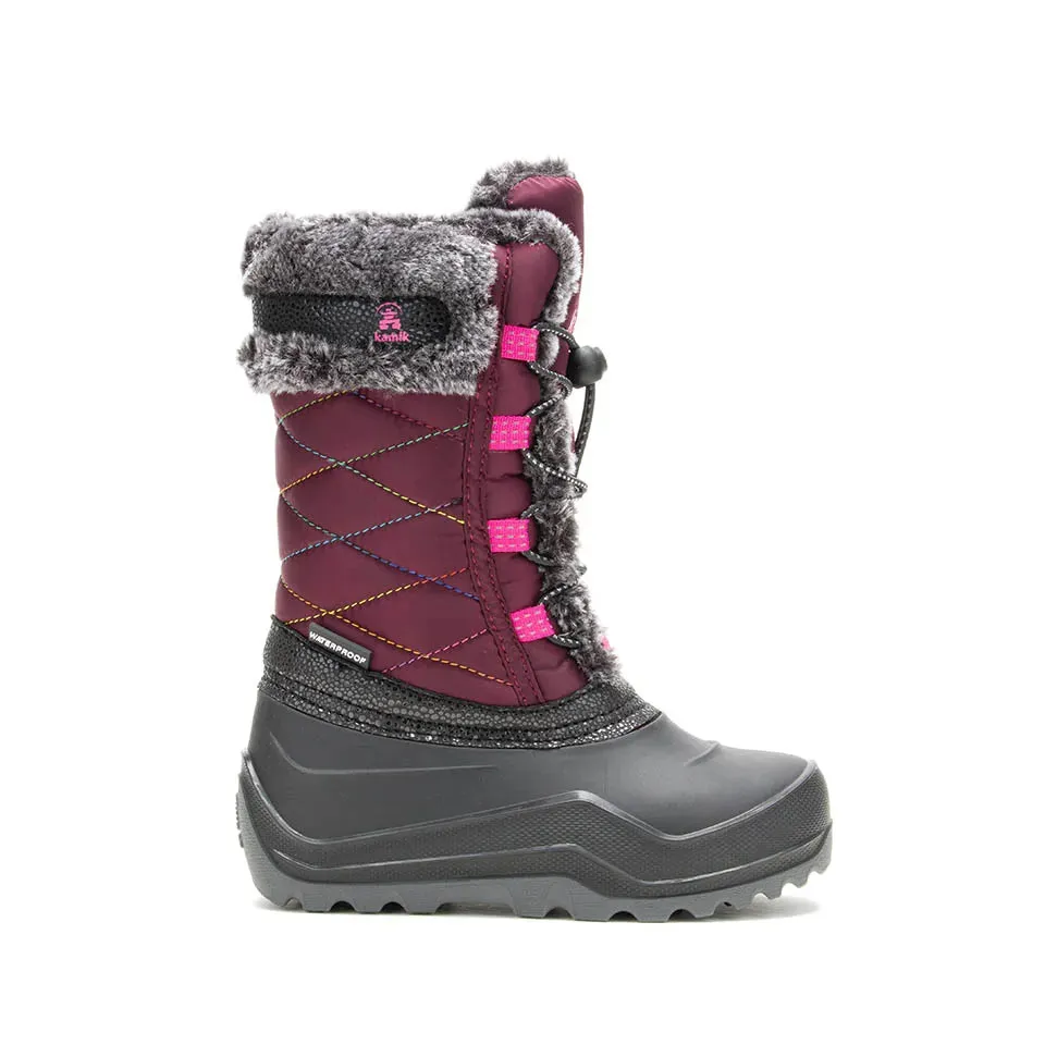 Year Round Slip Resistant Trail Runner Kamik Grape Star 4 Youth Boot