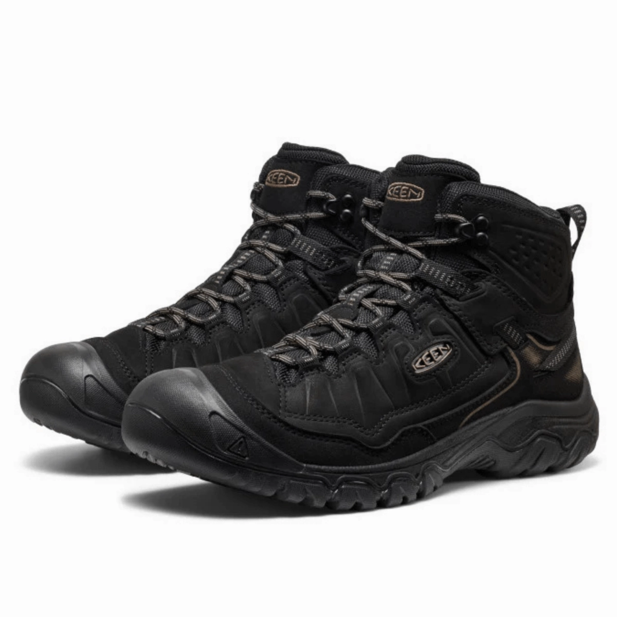 Keen Men's Targhee IV Mid Triple Black Waterproof Every Condition