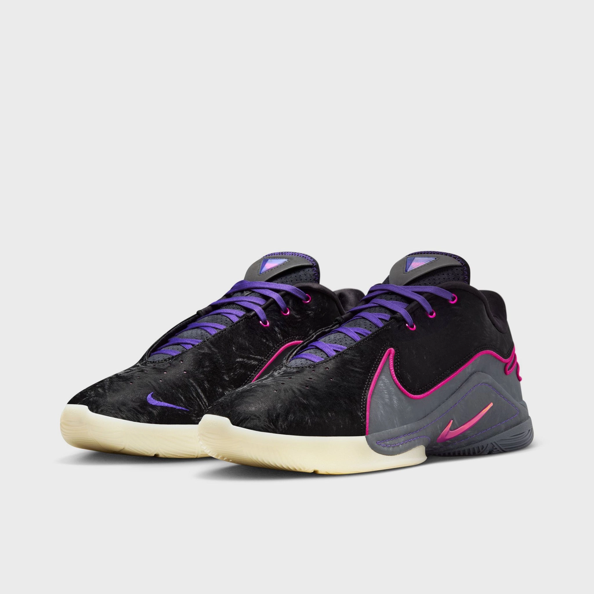 Nike LeBron XXII Black / Laser Fuchsia - Dark Grey Orthotic Friendly Insoles