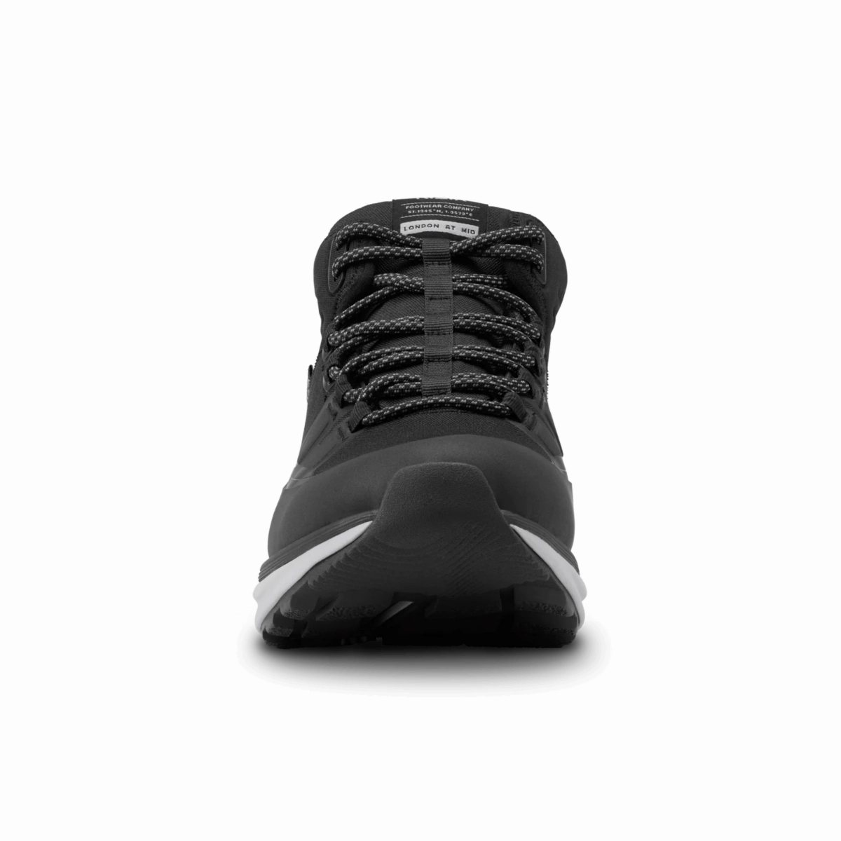 Slip   Resistant Lug Kizik Men's London All-Terrain Mid Black/Alloy Waterproof