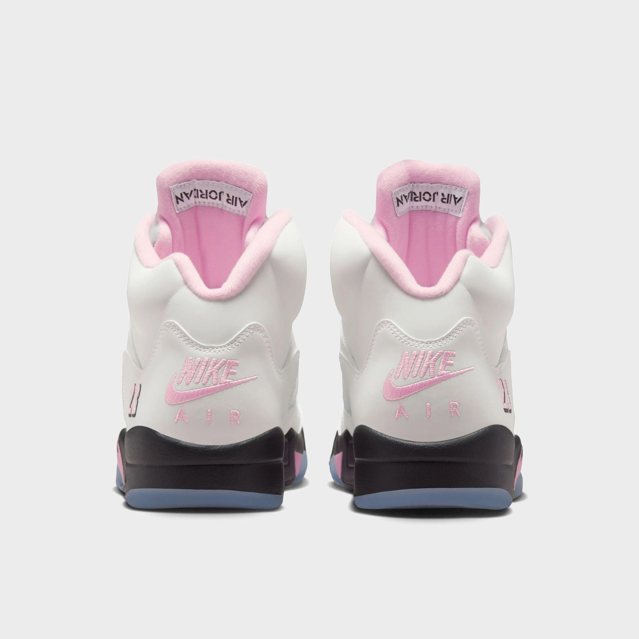 Jordan 5 Retro White / Medium Soft Pink - Black Flexibility Quick Start