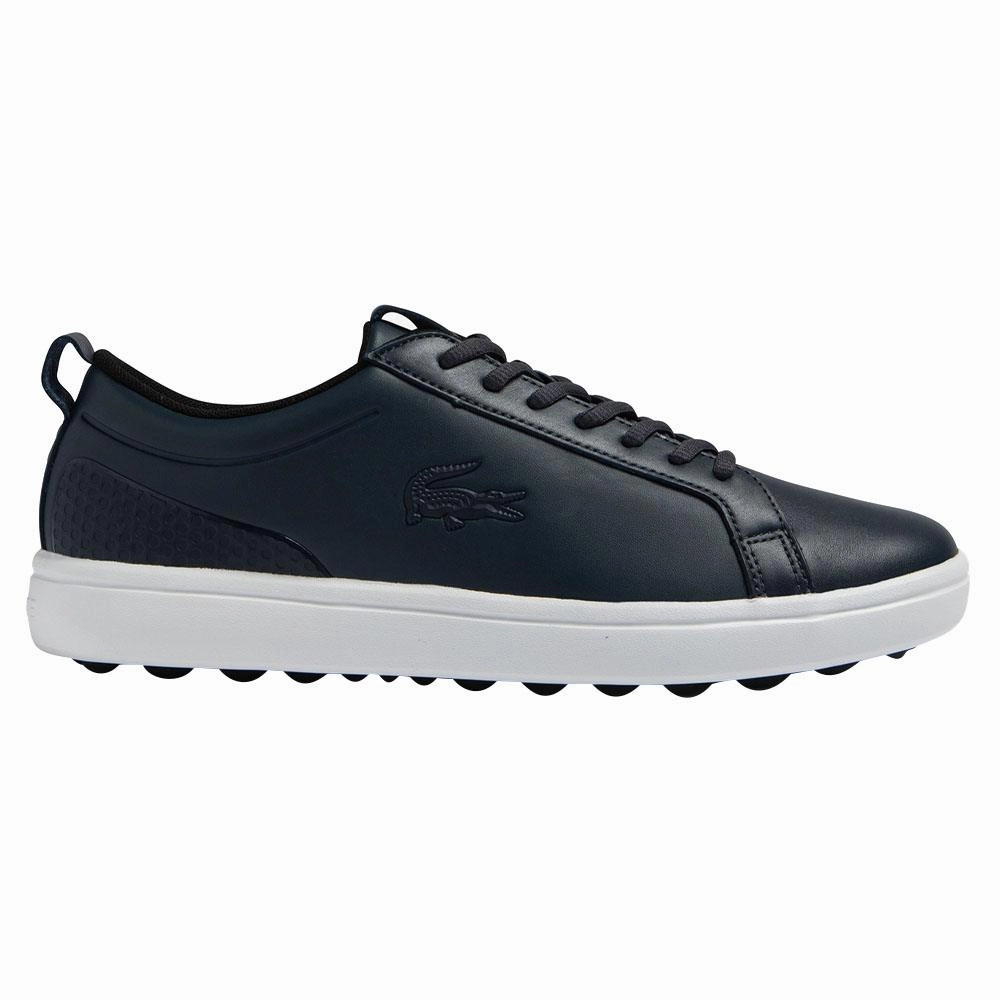 Lacoste G Elite Synthetic Spikeless Golf Shoes Navy/White - 23 Men Pro Drive