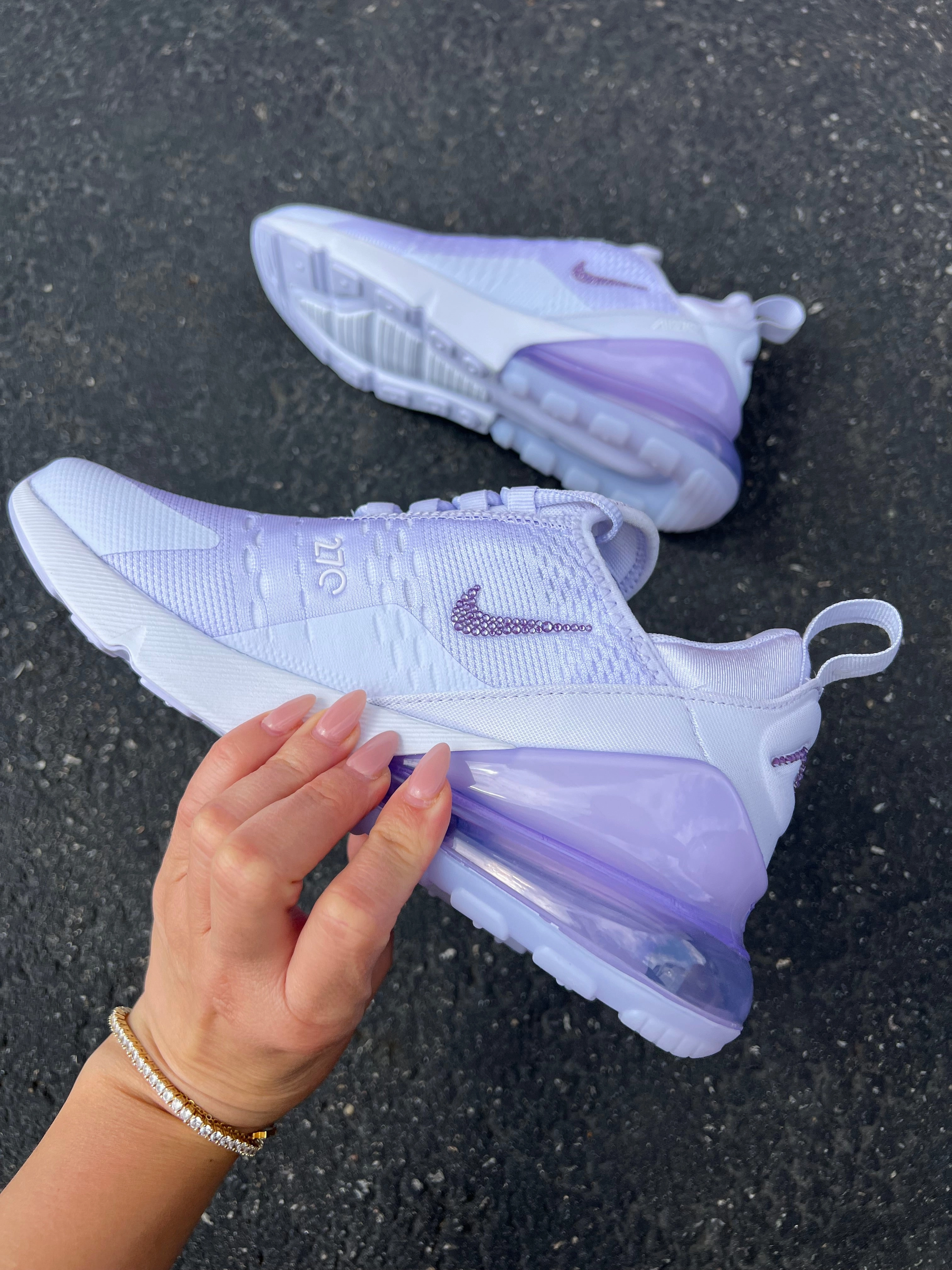 Dawn Walk Chill Mode Lavender Swarovski Women's Nike Shoes Air Max 270