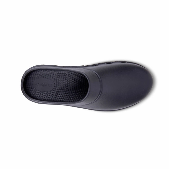 City Function Mens Oofos OOCloog Black Matte in Black
