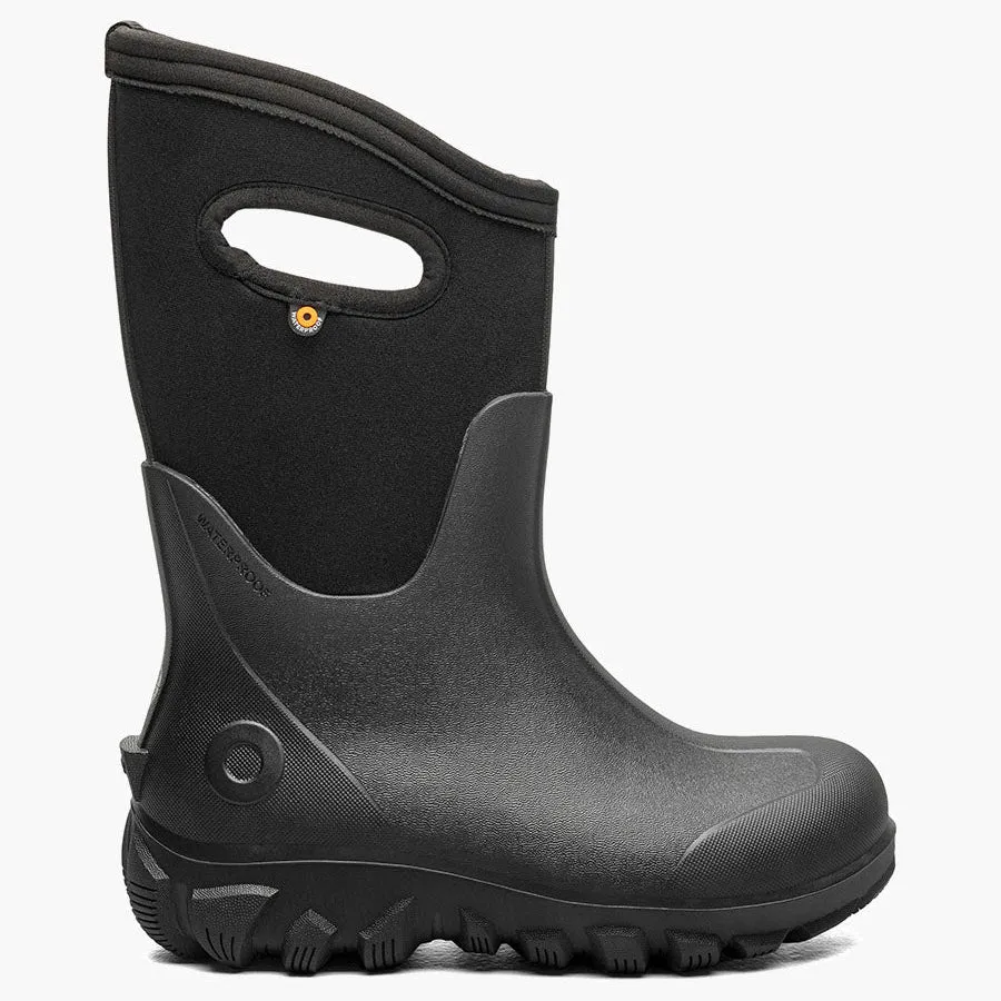 Breathable Sole Low Profile Urban Commute BOGS Black Classic Seamless Boots