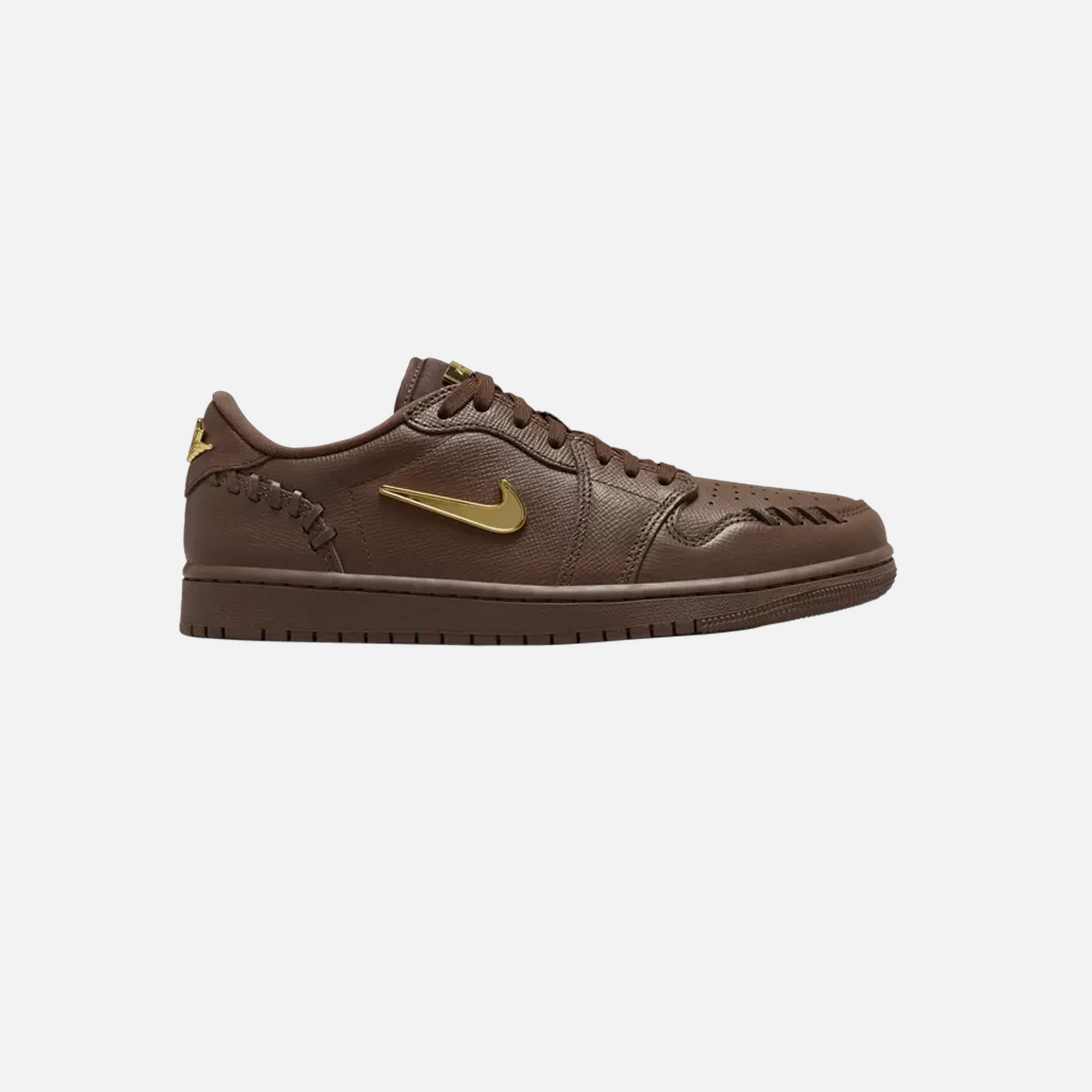 Step Fit Nike Air Jordan 1 Low Method of Make Cacao Wow/Metallic Gold WMNS